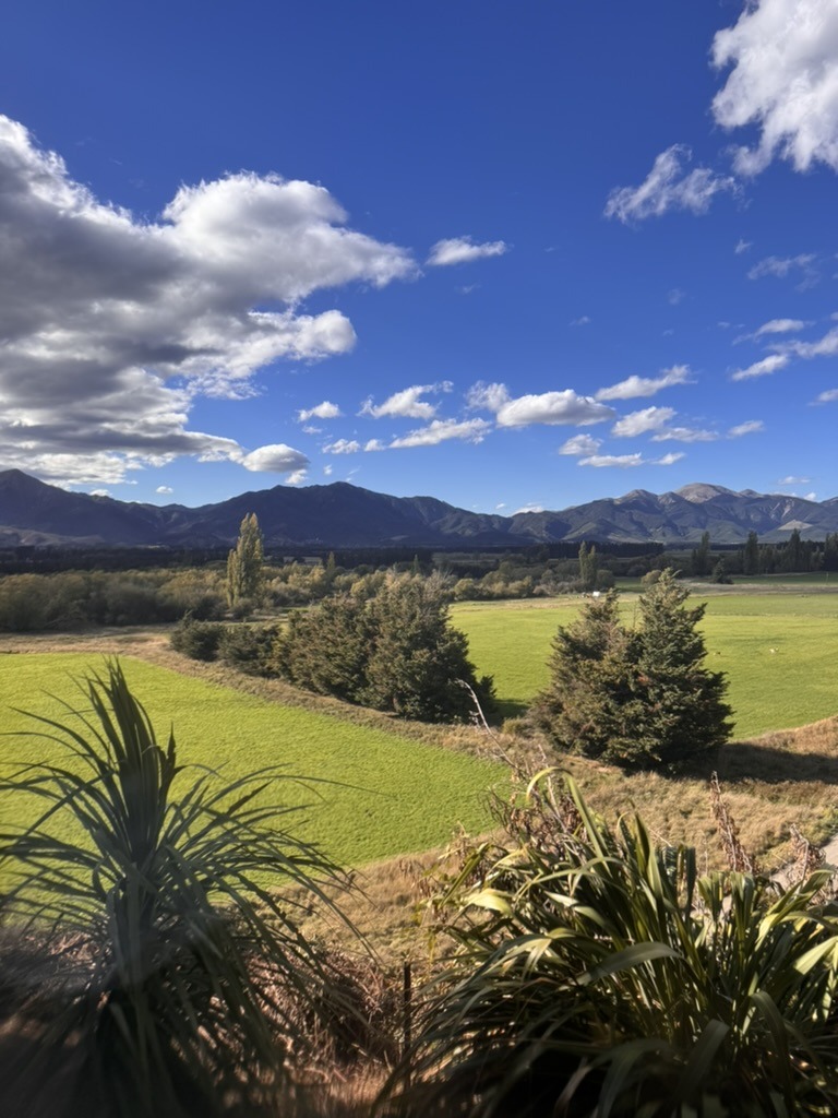 View across Hanmer Springs basin from Isobel Geodome