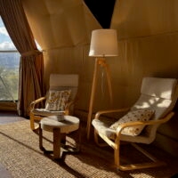 Dumblane GeoDome living area with view