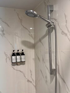 Dumblane Geodome bathroom shower