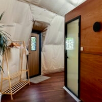 Dumblane Geodome inside entrance