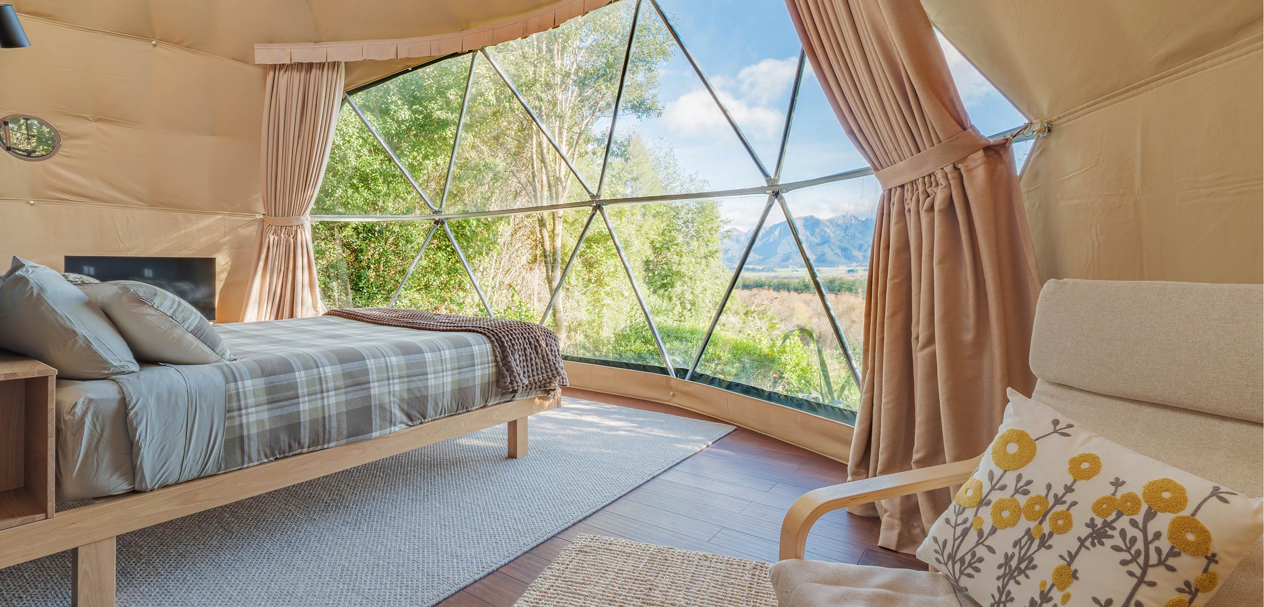 Dumblane Geodome internal view
