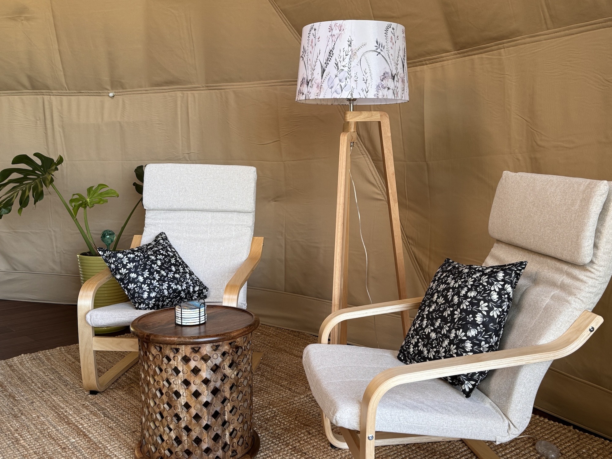 Balfour Geodome living area