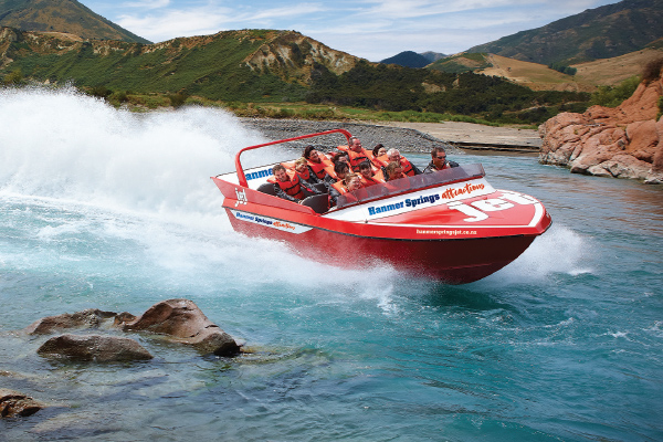 Hanmer Springs Attractions Jet Boating the Waiau